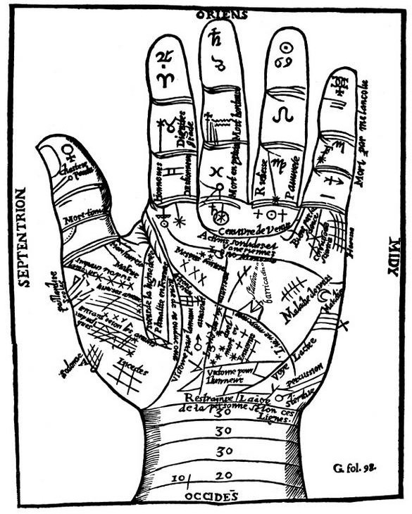 В древнем искусстве хиромантии каждая линия на ладони говорит о