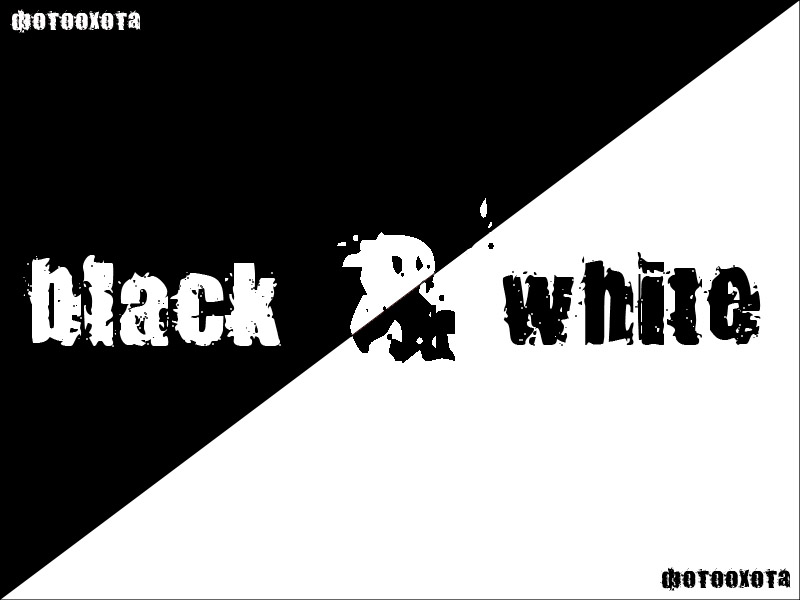 black&white