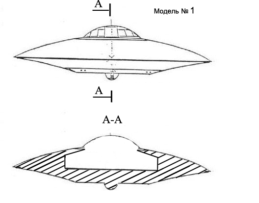 Чертежи летающей тарелки