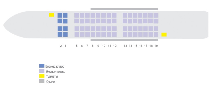 Боинг 737 300 схема салона