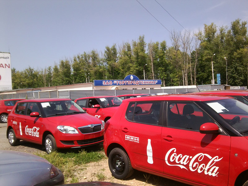 Coca Cola автомобиль